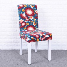 Spandex estiramiento silla cubre elástico moderno comedor sillas bodas asiento Floral geométrico Universal protector 43087 ali-41689670